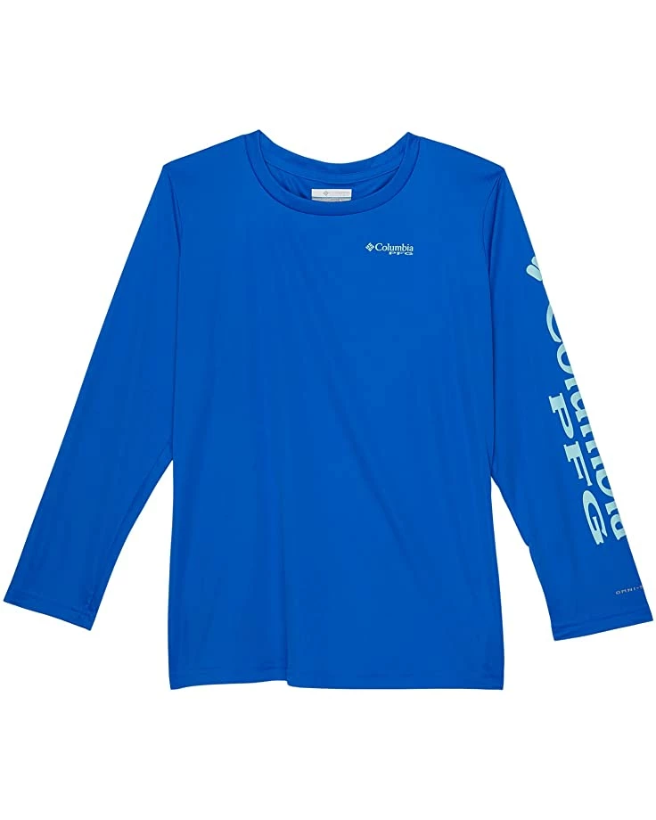 Columbia Kids Tidal Tee™ Long Sleeve (Little Kids/Big Kids) | Shirts & Tops 1 Columbia Kids Tidal Tee™ Long Sleeve (Little Kids/Big Kids) | Shirts & Tops