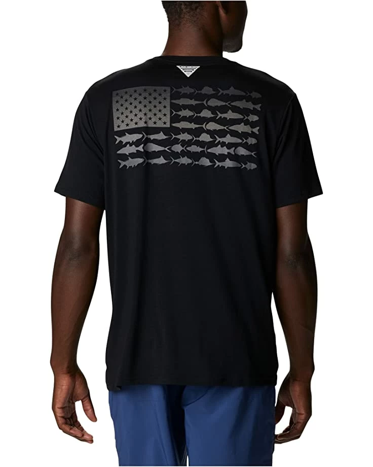 Columbia PFG™ Fish Flag Tech Tee Short Sleeve | Shirts & Tops 2 Columbia PFG™ Fish Flag Tech Tee Short Sleeve | Shirts & Tops - Image 2