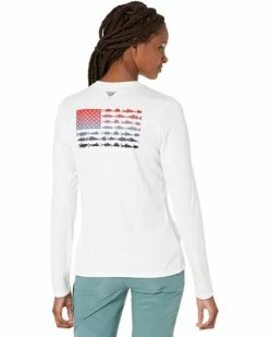 Columbia Tidal Tee™ PFG Fish Flag Long Sleeve Shirt | Shirts & Tops -Columbia Shop 612ewIjnpNL. AC SR736920