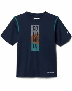Columbia Kids Zero Rules™ Short Sleeve Graphic Shirt (Little Kids/Big Kids) | Shirts & Tops