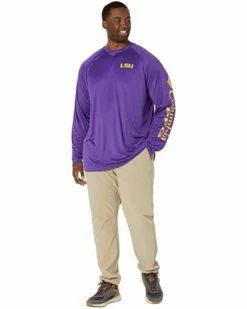 Columbia College Big & Tall LSU Tigers Terminal Tackle™ Long Sleeve Shirt | Shirts & Tops -Columbia Shop 61HwfJSylBL. AC SR736920