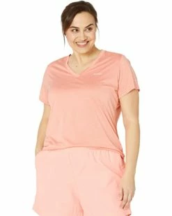 Columbia Plus Size Hike™ Short Sleeve V-Neck | Shirts & Tops