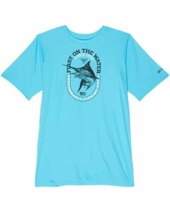 Columbia Kids Terminal Tackle PFG™ First on Water Short Sleeve (Little Kids/Big Kids) | Shirts & Tops