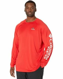 Columbia College Big & Tall Georgia Bulldogs Terminal Tackle™ Long Sleeve Shirt | Shirts & Tops