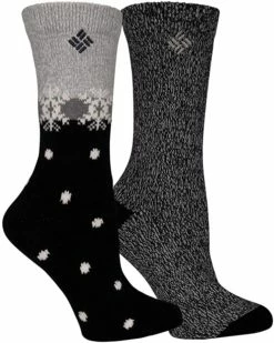 Columbia Snowfall Flurry Micro Poly Crew 2-Pair | Socks