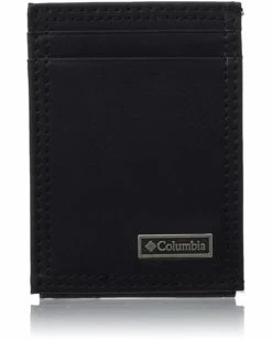 Columbia Men's Leather Front Pocket Wallet Card Holder for Travel | Wallets