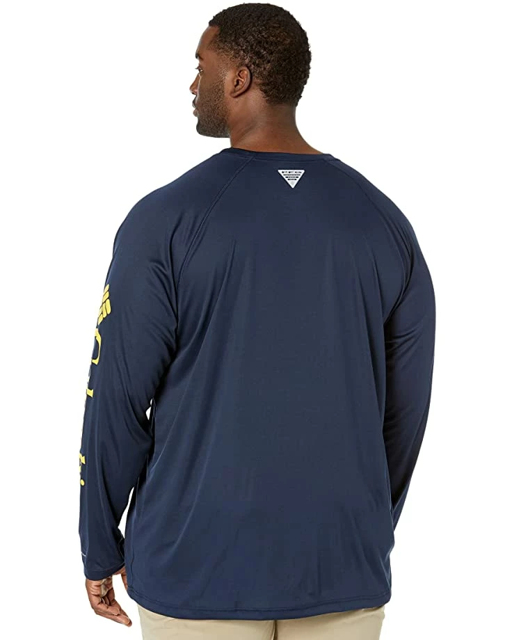 Columbia College Big & Tall Michigan Wolverines Terminal Tackle™ Long Sleeve Shirt | Shirts & Tops 2 Columbia College Big & Tall Michigan Wolverines Terminal Tackle™ Long Sleeve Shirt | Shirts & Tops - Image 2