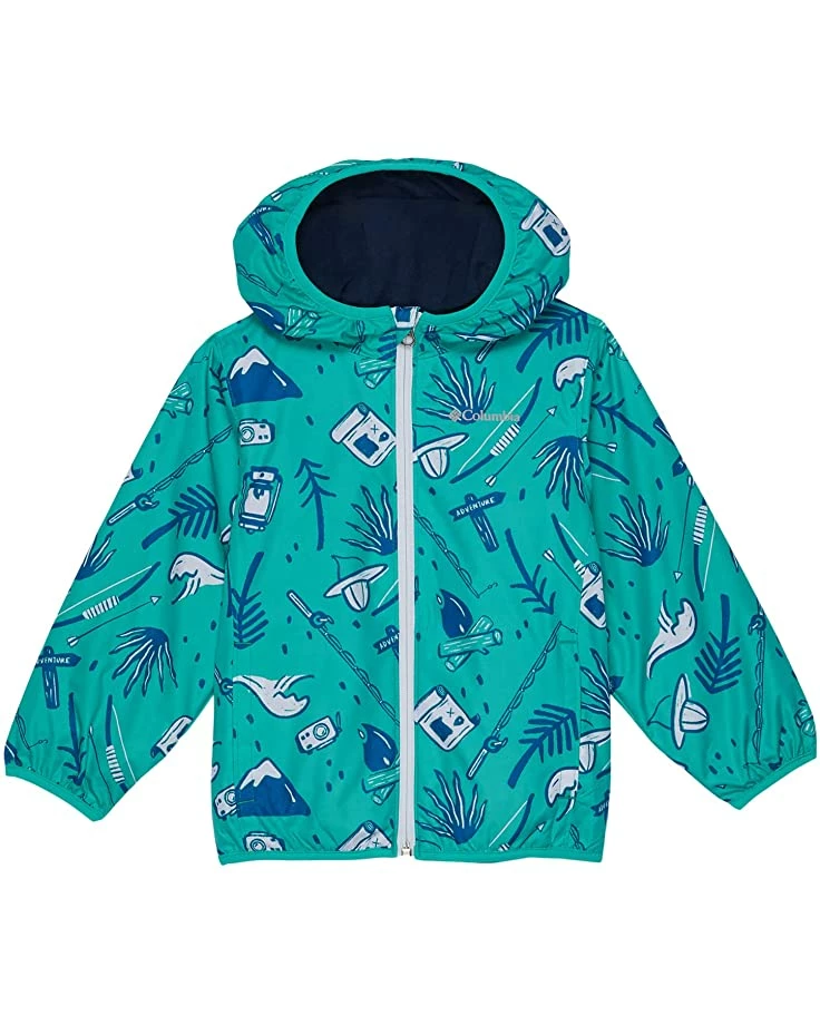 Columbia Kids Mini Pixel Grabber™ II Wind Jacket (Toddler) | Coats & Outerwear 2 Columbia Kids Mini Pixel Grabber™ II Wind Jacket (Toddler) | Coats & Outerwear - Image 2