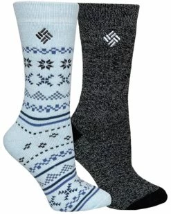 Columbia Midweight Thermal Crew Fair Isle 2-Pack | Socks