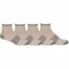 Columbia Heather Ribbed 1/4 Socks 4-Pack