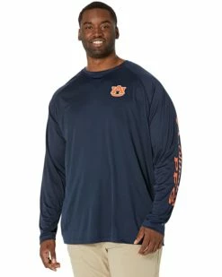 Columbia College Big & Tall Auburn Tigers Terminal Tackle™ Long Sleeve Shirt | Shirts & Tops