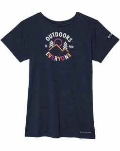 Columbia Kids Mission Peak™ Short Sleeve Graphic Shirt (Little Kids/Big Kids) | Shirts & Tops