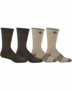 Columbia Heather Rib Crew 4-Pack | Socks