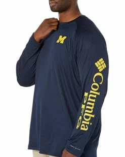 Columbia College Big & Tall Michigan Wolverines Terminal Tackle™ Long Sleeve Shirt | Shirts & Tops 6 Columbia College Big & Tall Michigan Wolverines Terminal Tackle™ Long Sleeve Shirt | Shirts & Tops -Columbia Shop 71hvQTGXemL. AC SR736920