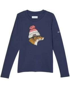Columbia Kids Hazeldel Hill™ Long Sleeve Graphic Tee (Little Kids/Big Kids) | Shirts & Tops