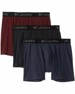 Columbia Performance Cotton Stretch Stripe Boxer Brief | Underwear