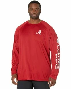 Columbia College Big & Tall Alabama Crimson Tide Terminal Tackle™ Long Sleeve Shirt | Shirts & Tops