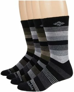 Columbia Stripe Wool Crew 4-Pack | Socks