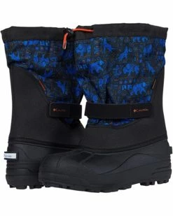 Columbia Kids Powderbug Plus II Print (Toddler/Little Kid/Big Kid) | Boots