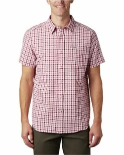 Columbia Men's Brentyn Trail Short Sleeve Seersucker Shirt, 100% Cotton | Shirts & Tops