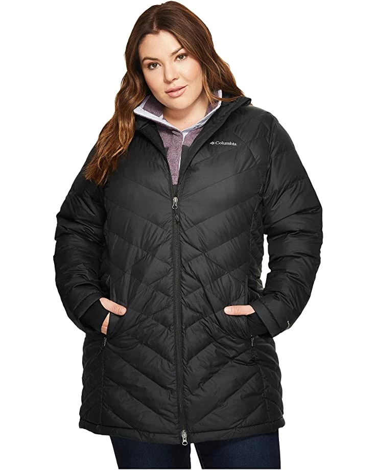 Columbia Plus Size Heavenly Long Hooded Jacket | Coats & Outerwear 1 Columbia Plus Size Heavenly Long Hooded Jacket | Coats & Outerwear