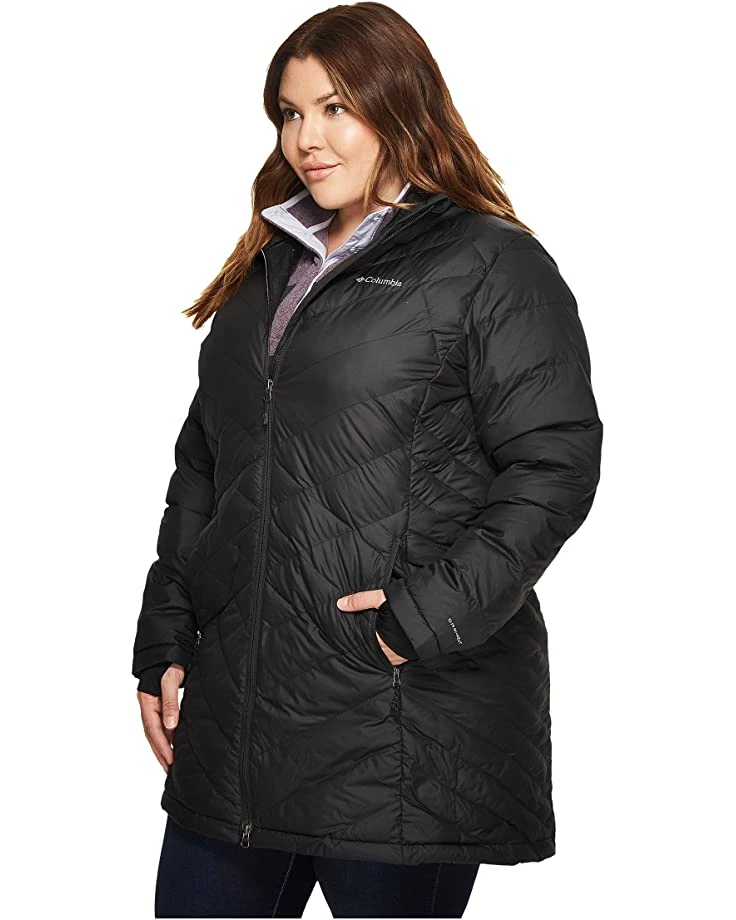 Columbia Plus Size Heavenly Long Hooded Jacket | Coats & Outerwear 2 Columbia Plus Size Heavenly Long Hooded Jacket | Coats & Outerwear - Image 2