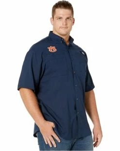 Columbia College Big & Tall Auburn Tigers Collegiate Tamiami™ II Short Sleeve Shirt | Shirts & Tops -Columbia Shop 81U3DJPhs8L. AC SR736920