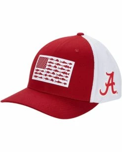 Columbia College Alabama Crimson Tide PFG Mesh™ Fish Flag Ball Cap | Hats