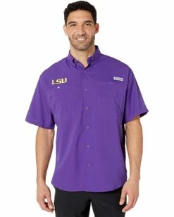 Columbia College LSU Tigers Collegiate Tamiami™ II Short Sleeve Shirt | Shirts & Tops