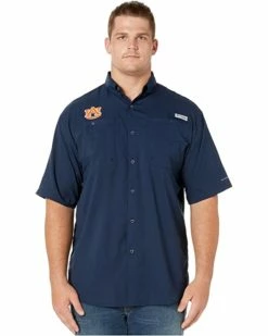 Columbia College Big & Tall Auburn Tigers Collegiate Tamiami™ II Short Sleeve Shirt | Shirts & Tops