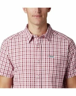 Columbia Men's Brentyn Trail Short Sleeve Seersucker Shirt, 100% Cotton | Shirts & Tops -Columbia Shop 81osLIZ441L. AC SR736920