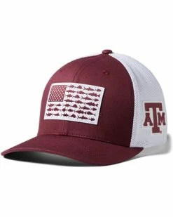 Columbia College Texas A&M Aggies PFG Mesh™ Fish Flag Ball Cap | Hats