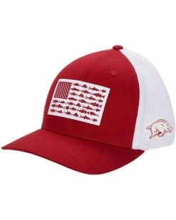 Columbia College Arkansas Razorbacks PFG Mesh™ Fish Flag Ball Cap | Hats