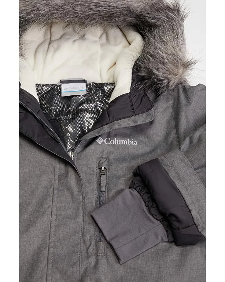 Columbia Kids Suttle Mountain™ Long Insulated Jacket (Little Kids/Big Kids) | Coats & Outerwear 2 Columbia Kids Suttle Mountain™ Long Insulated Jacket (Little Kids/Big Kids) | Coats & Outerwear - Image 2