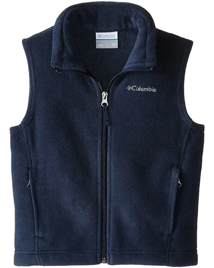 Columbia Kids Steens Mountain™ Fleece Vest (Little Kids/Big Kids) | Coats & Outerwear 3 Columbia Kids Steens Mountain™ Fleece Vest (Little Kids/Big Kids) | Coats & Outerwear - Image 3