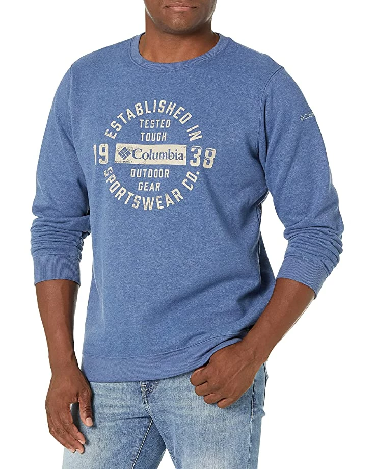 Columbia Men's Hart Mountain Graphic Crew, Soft Pullover | Hoodies & Sweatshirts 9 Columbia Men's Hart Mountain Graphic Crew, Soft Pullover | Hoodies & Sweatshirts - Image 9